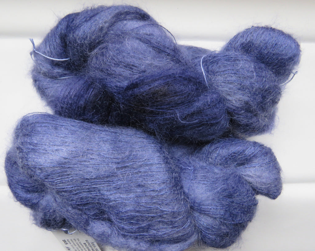 Wool Silk brushed Lace