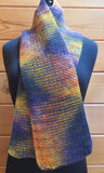 Moss Stitch Scarf - Merino DK Single Ply - 031