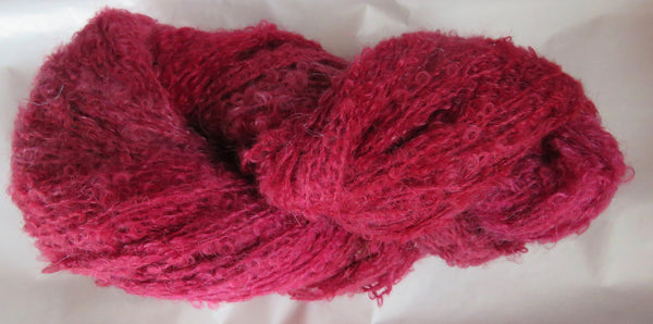 Mohair Loop - Medium Boucle - Berry