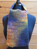 Moss Stitch Scarf - Merino DK Single Ply - 031