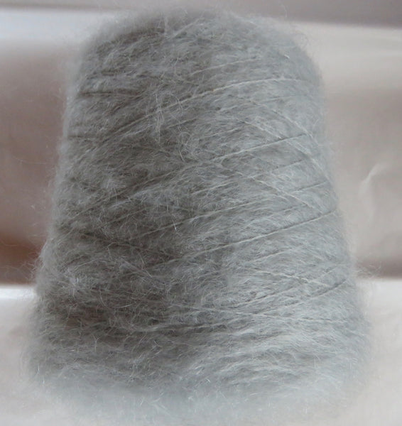 SPECIAL - BRUSHED MOHAIR vs 2- Silver Grey 34.2 oz/ 2635 yards