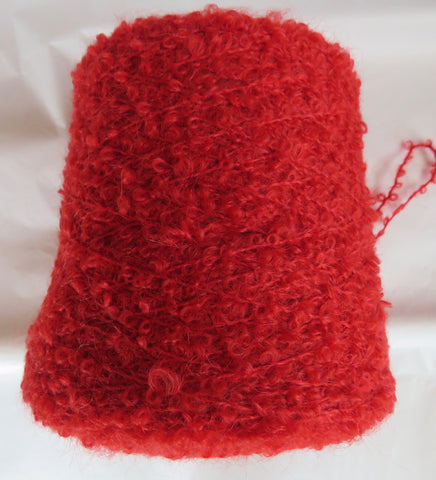 SPECIAL - MOHAIR BOUCLE vs 2 - SCARLET 28.4 oz