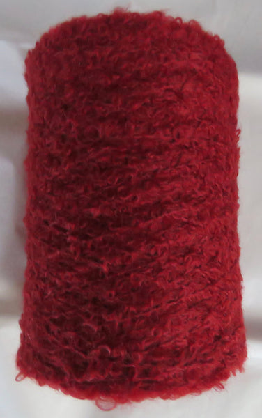 SPECIAL - MOHAIR BOUCLE vs 2 - Red 4.5 oz