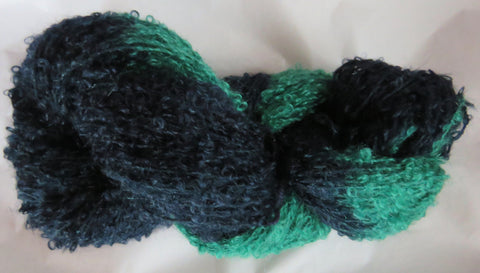 Mohair Loop - Medium Boucle - Greens & Blues (DARK)