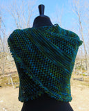 Pattern - Shawl - Half Moon Two Shawl w Picot Edge in DK Weight - 2306