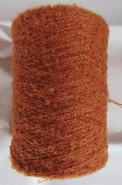 SPECIAL - MOHAIR BOUCLE - Orange Rust 27.7oz