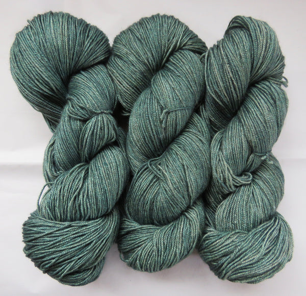 Yak/Silk/Merino - Fingering Weight - Forest Green 20-21