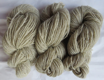 2 ply Romney Lambs Wool -  Light Grey Natural