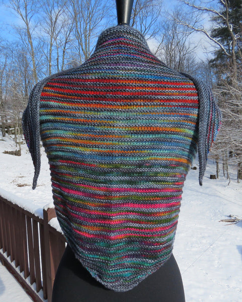 Pattern - Shawl - "Left Over" Sock Shawl - Sock yarn - 1007