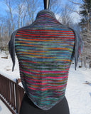 Pattern - Shawl - "Left Over" Sock Shawl - Sock yarn - 1007