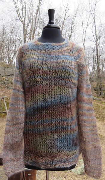 Pattern - Sweater - Basic Raglan - The "Vams" in Brushed Kid Mohair - 039