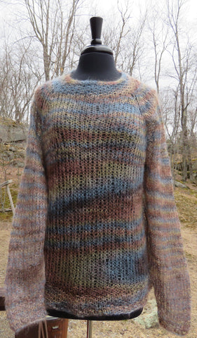 Pattern - Sweater - Basic Raglan - The "Vams" in Brushed Kid Mohair - 039