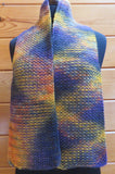 Moss Stitch Scarf - Merino DK Single Ply - 031