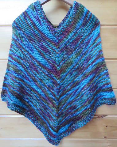 Pattern - Poncho - Basic Poncho in Bulky 2 Ply - 660