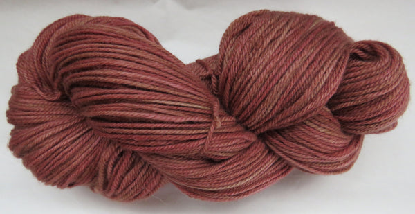 Fine Organic Merino - Sport Weight - Brick #1