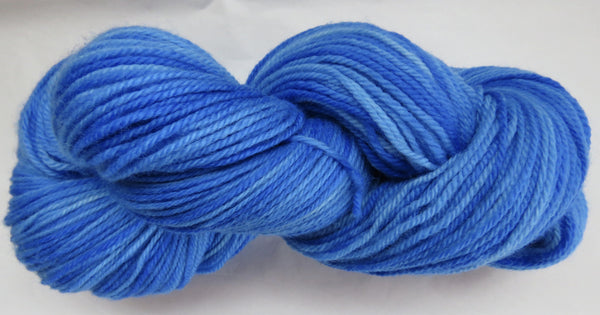 Fine Organic Merino - Sport Weight -  Blue #1