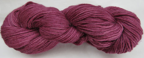 4 ply - Baby Alpaca & Tussah Silk - Wine #0-7 - Light DK Weight