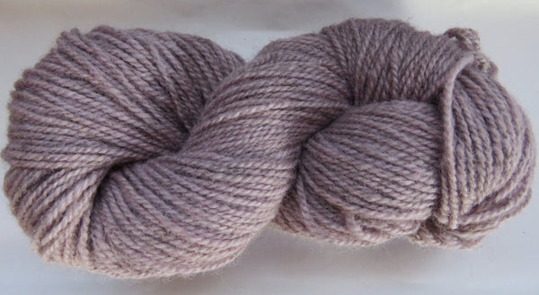 Romney Lambs Wool - Worsted Weight - Light Mauve #RO-13