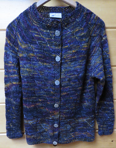 Pattern - Cardigan - The Swirl Cardigan in Merino DK Single Ply - 1008