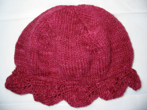 Pattern - Hat - Leaves Brim Hat in DK Weight - 2101