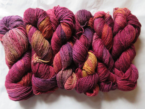 Fine Merino & Mulberry Silk - DK Weight - Sangria