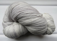 Fine Organic Merino - Fingering  - 8 oz -  Silver 23-15