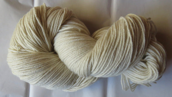 Fine Organic Merino - Worsted  - 8 oz -  Natural