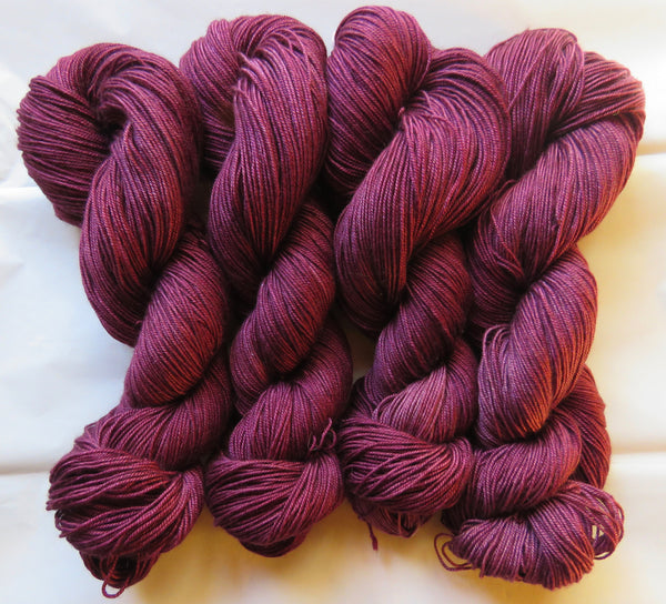 Yak/Silk/Merino - Fingering Weight - Wines 24-15