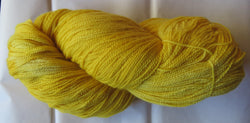 Fine Organic Merino - Fingering  - 8 oz -  YELLOW 2414