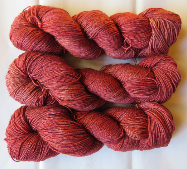 Yak/Silk/Merino - Fingering Weight - Reds 24-20