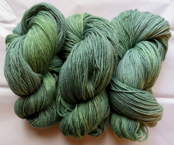 Fine Organic Merino - Worsted  - 8 oz -  MOSS 24-6