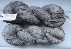 Yak/Silk/Merino - Fingering Weight - Silver 23-11