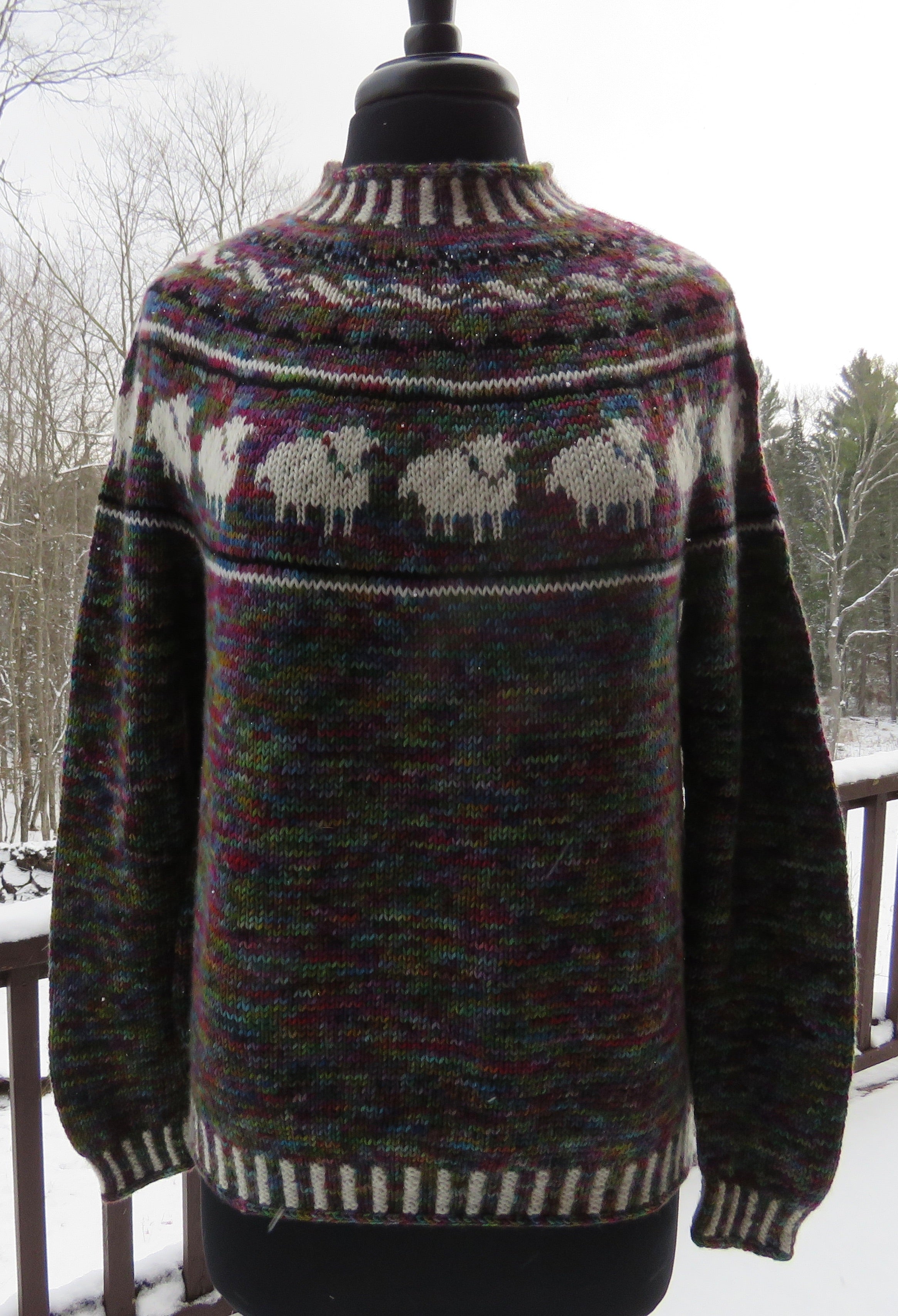 Pattern - Sheep Sweater - Eden or any DK weight yarns - 2402