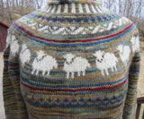 Pattern - Sheep Sweater -  BFL Sport or any Sport weight yarns - 2408