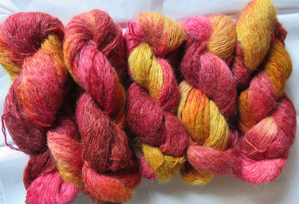 Merino/Kid Mohair/Nylon - Blaze