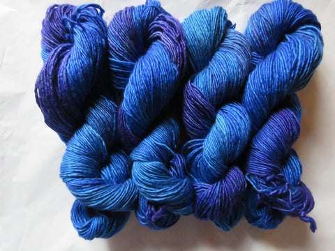 Fine Merino & Mulberry Silk - DK Weight - Starry Night