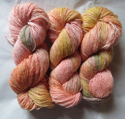 Fine Merino & Mulberry Silk - DK Weight - Fire Opal