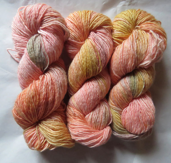 Fine Merino & Mulberry Silk - DK Weight - Fire Opal