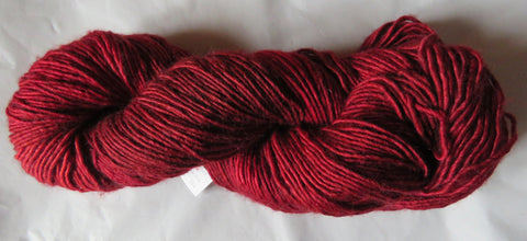 Fine Merino & Mulberry Silk - DK Weight - Red