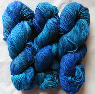 Fine Merino & Mulberry Silk - DK Weight - Emily Blues