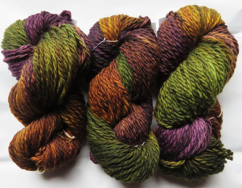 SW Merino - BULKY - Cedar/Amber/Aubergine 50