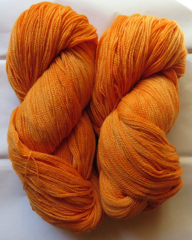 Fine Organic Merino - Fingering  - 8 oz -  AMBER 2430