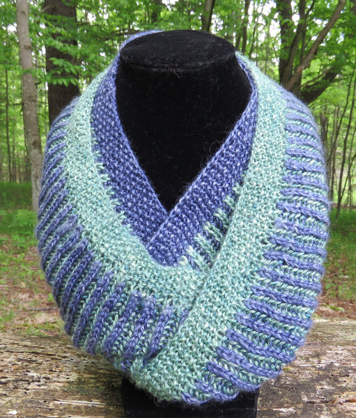 Pattern - Cowl - Double Twist Brioche Cowl - Fingering - 2509