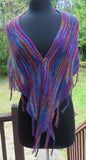 Pattern - Shawl - Thick & Thin Shawl in Hand Maiden's Eden & Angel Hair - 2511