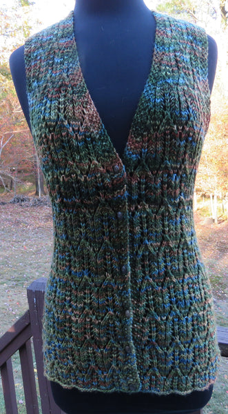 Pattern - Vest - Wishbone Vest - ANY DK Weight YARN - 502