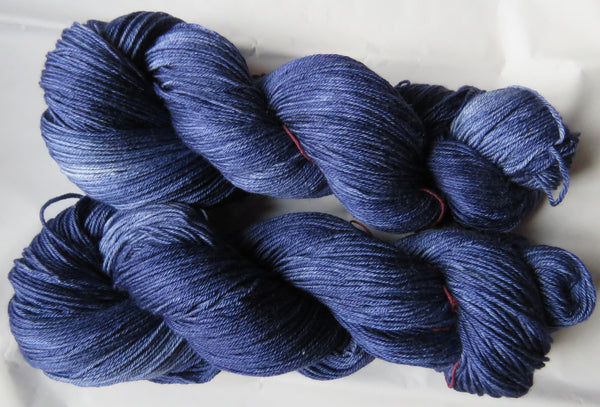 30% - Yak/Silk/Merino - Fingering Weight - BLUES 2501