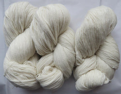 Fine Organic Merino - Fingering  - 8 oz -  Natural - NO DYES