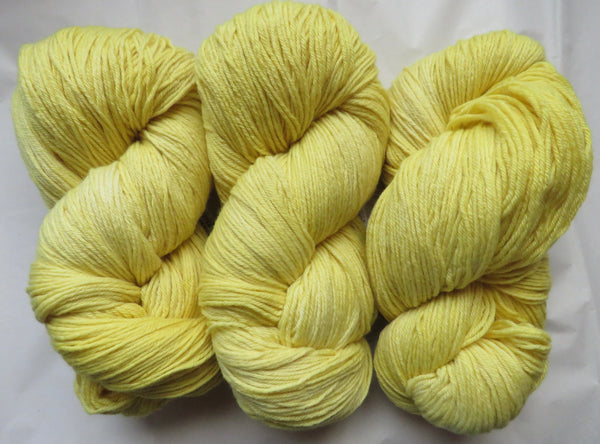 Fine Organic Merino - Worsted  - 8 oz -  YELLOW 2526