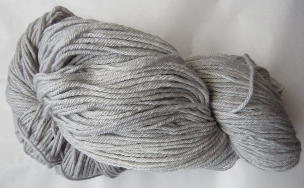 Fine Organic Merino - Worsted  - 8 oz -  SILVER 2537