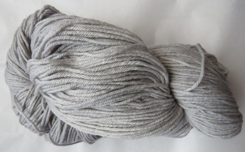 Fine Organic Merino - Worsted  - 8 oz -  SILVER 2537